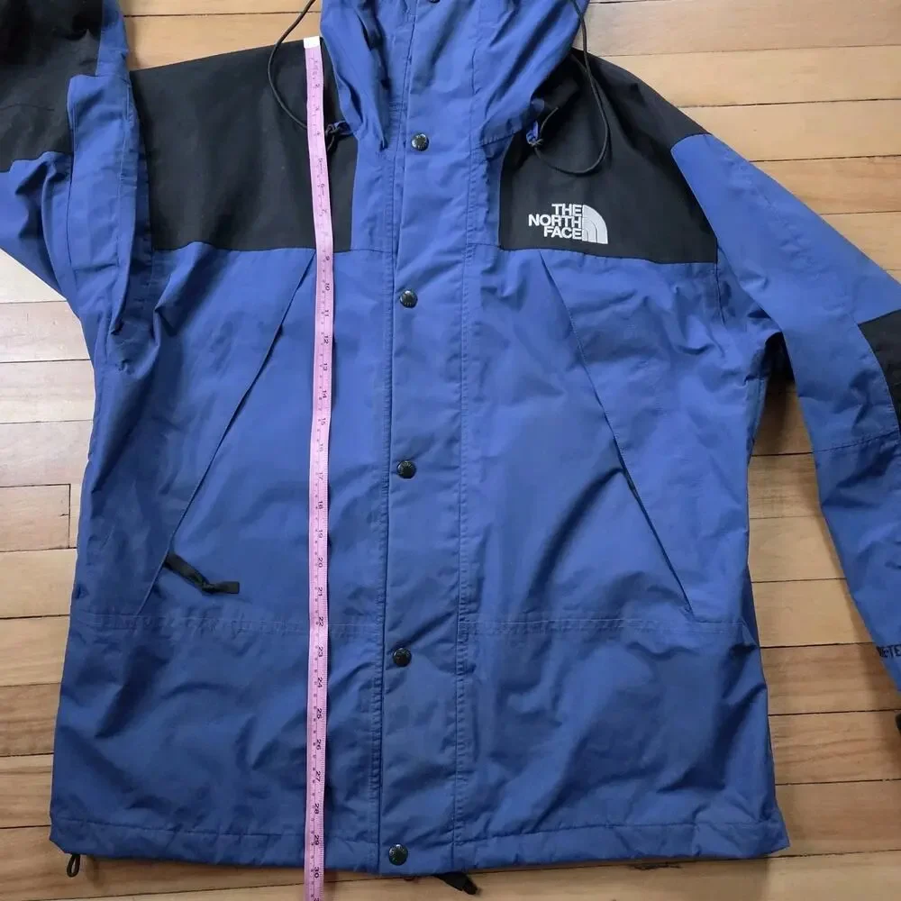 The North Face Men’s Large GORE‑TEX Waterproof Hooded Shell Jacket Blue Black